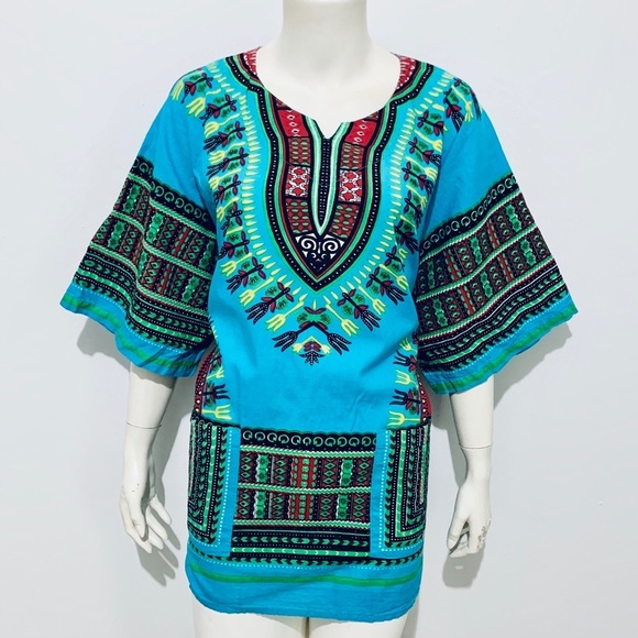 WONDER WEAR | Women’s Graphic Cotton Tunic Size M - Picture 2 of 8